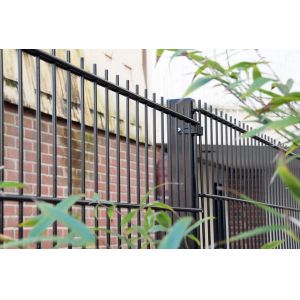 Weatherproof Tubular Steel Fence All-Season