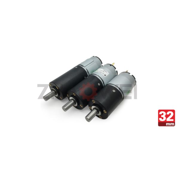 Plastic 32mm Encoder Motor Plastic Planetary Gearbox With Encoder