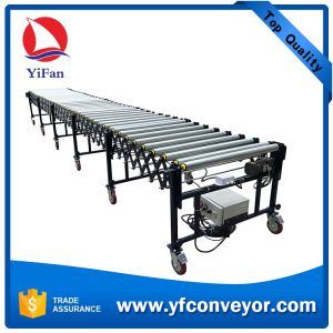 Heavy Duty Flexible Powered Roller Conveyor-V Belt