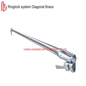 Q195 Q235B Scaffolding Ringlock System Vertical / Level Type Scaffolding