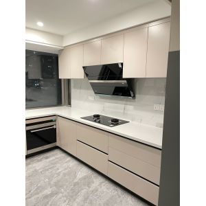 Artificial Stone Three Section Track Export Packing Cabinet Wooden Closet