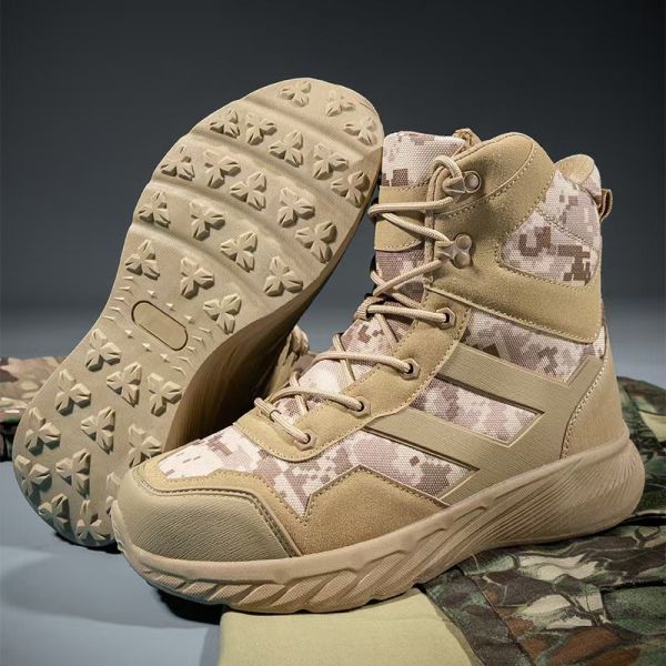Me Tactical Hiking Boots Mid High Slip Resistant Desert And Rescue Boots