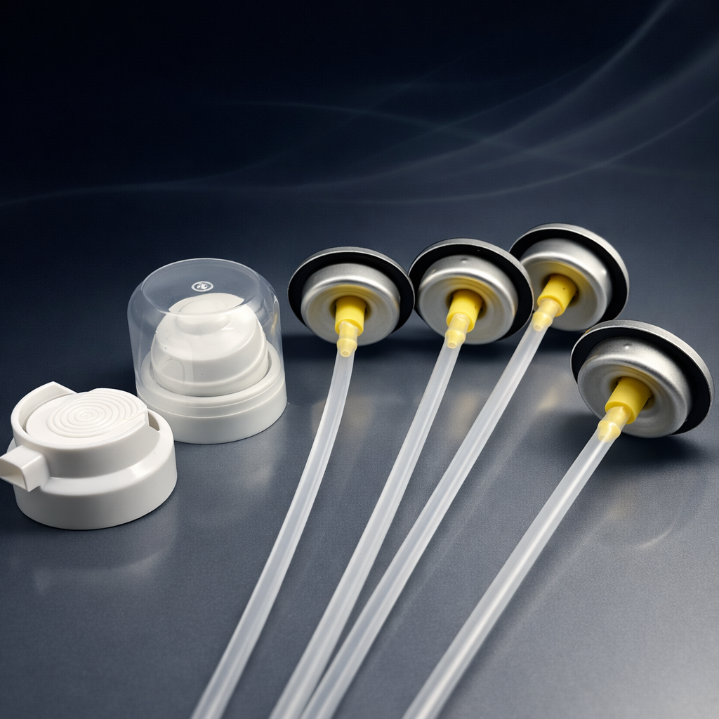 Side profile of foam dispensing component