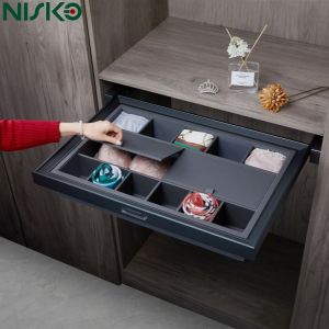 China Underwear Lingerie Wardrobe Clothes Organizer Pull Out Leather Crafted on sale