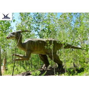 Outdoor Moving Velociraptor Life Size Model For Garden Display / Festival