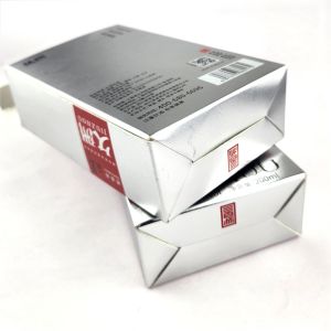 CMYK White Cardboard Wine Carrier Customzied Paper Packaging Boxes