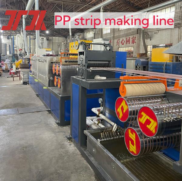 Fully Automatic PP Packing Strap Extrusion Making Machine with double screw make