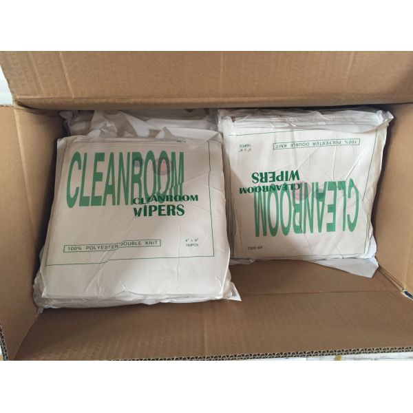 Laser Cut Polyester Cleanroom Wiper Basic Weight 120 GSM Double Knit Model 1009DLE/120