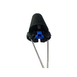 Plastic 3KN 530mm Bail Anchor Tension Clamp For ADSS Cable