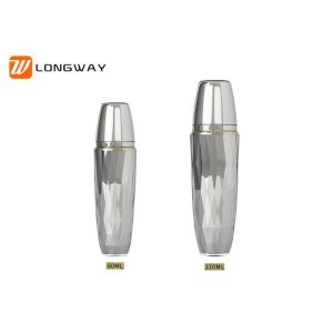 Acrylic lotion bottle 60ml Plastic lotion Pump Bottles / Liquid Foundation