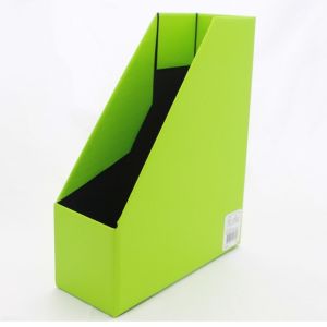 Desktop Collapsible Flat ASTM Corrugated File cardboard magazine holders