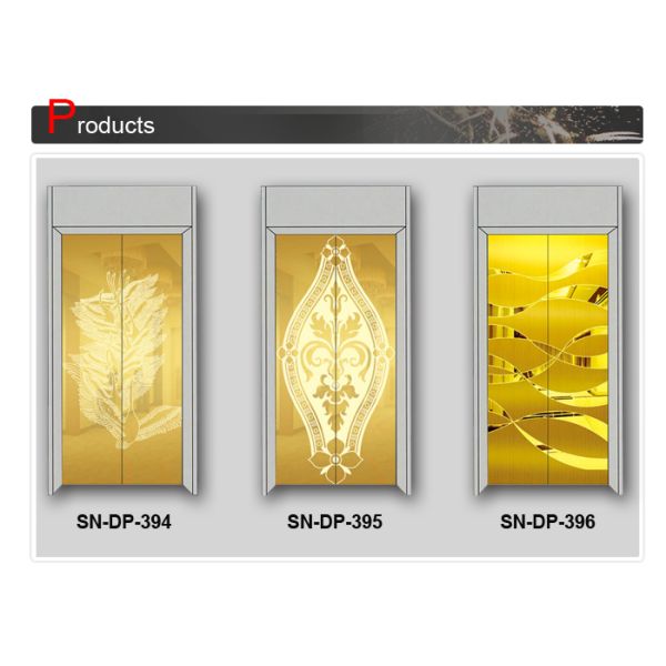 ST . ST Gorgeous Elevator Door Panel For Elevator Cabin Decoration