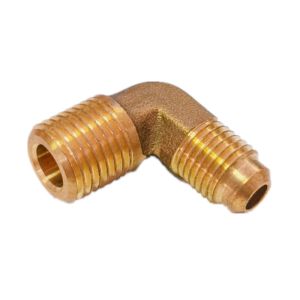 1/4 Flare 90 Degree Brass Elbow Fitting NPT Thread