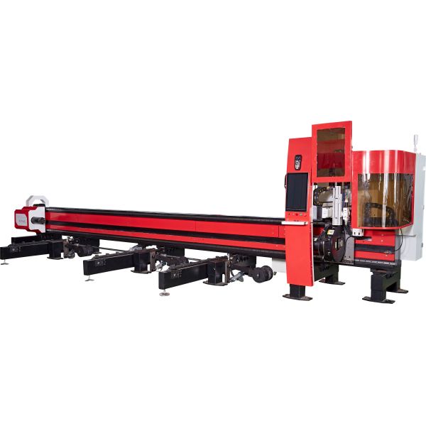 Buy Zinc And Steel Guardrail Tube Metal Tube Laser Cutting Machine Side Mounted at wholesale prices