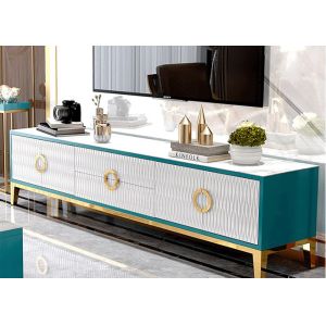 ISO18001 Marble TV Unit With Matching Coffee Table
