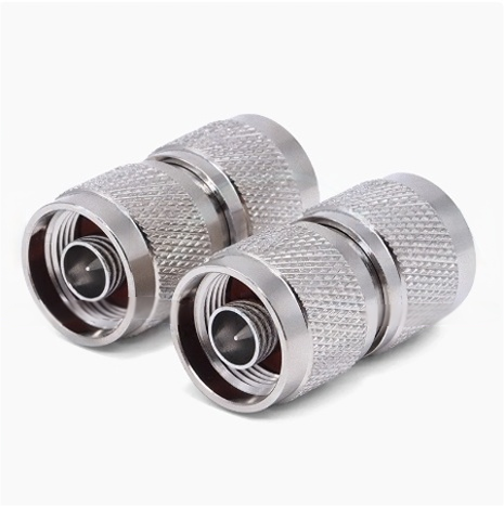Nickel-plated brass UHF RF Connector with Right Angle and PTFE Insulator for RG58 Cable