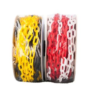 High-Quality Polyethylene Plastic Chain with Durable and Weather-Resistant Red