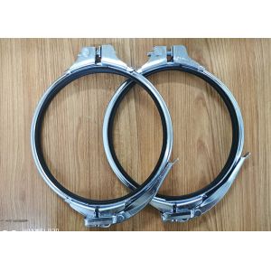 China 300mm Heavy Duty Tube Clamp Quick Connect Pull Ring on sale