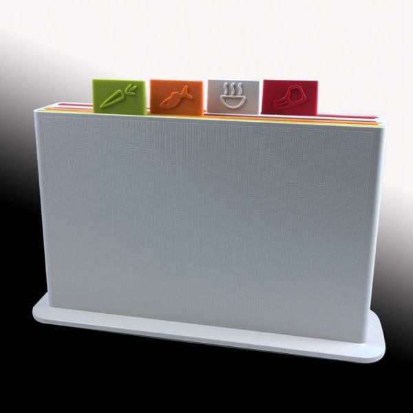 Chopping Board Dishwasher Safe Large Green/White/Orange/Red PP Plastic Cutting Board