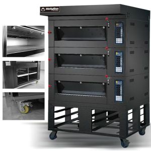 Six Tray Electric Commercial Baking Oven Top- Equipment 380V 50HZ