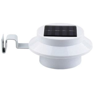 Solar Powered Gutter Lights White