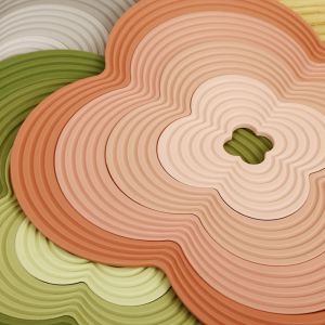 4 in 1 Collapsible silicone hot pad trivet