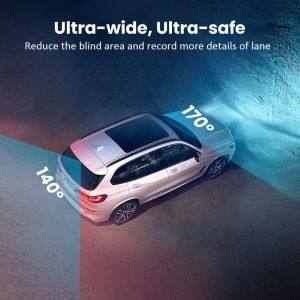 Full Color Wifi 10.88 Inch Backup 4k Dual Car DVR Voice Control