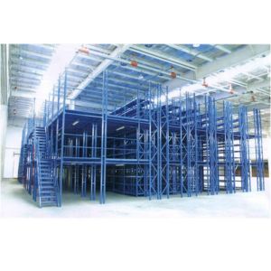 Pallet Two Tier Mezzanine Racking System With Environmental Powder Printing