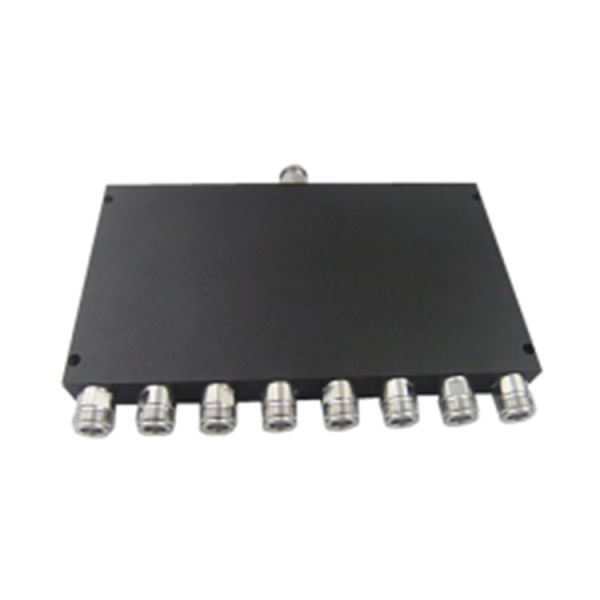 Microstrip Directional 8 Way Power Splitter 0.5 - 6GHZ N Female Black Or