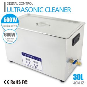 30L Automotive Digital Industiral Metal Part Ultrasonic Cleaner With Basket