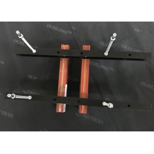 Commercial Office Suspended Baffle Ceiling / Modern Wood Drop Ceiling Panel