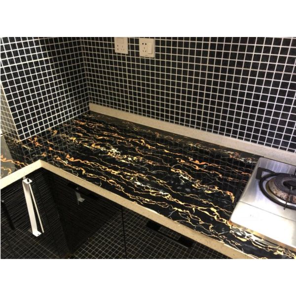 Entertainment Marble Furniture Foil 3D Wallpaper for Wall Decoration in 0.60 M*10 M Roll Size