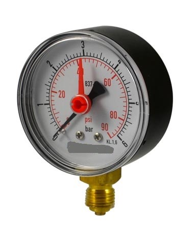 Buy Abs Case Standard Pressure Gauge 40mm 50mm 63mm Dry Manometer at wholesale prices
