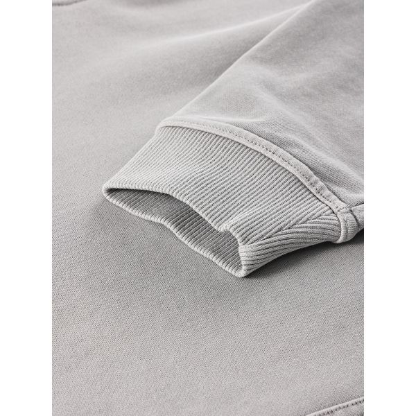 High Quality Sublimation Slim Fit Heavy Weight Fluffy Black Pure Cotton 420g Washed Retro Thick Crop Top Hoodie