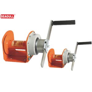 Worm Gear Hand Winch / Hand Lifting Winch Large Capacity 500kg - 3000kg