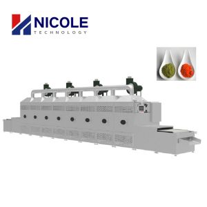 Microwave Chili Pepper Dryer Machine Commercial Continuous Conveyor Belt