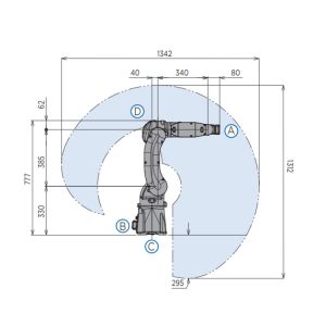 Used Yaskawa Industrial Robot Palletizer For Warehouse Picking Robot