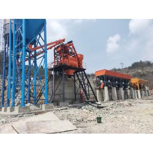 Small Rmc Concrete Batching Plant Manufacturers 75m3/H Stationary