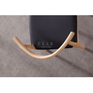 Modern Ash Wood Nordic Design Leather European Dining Chair
