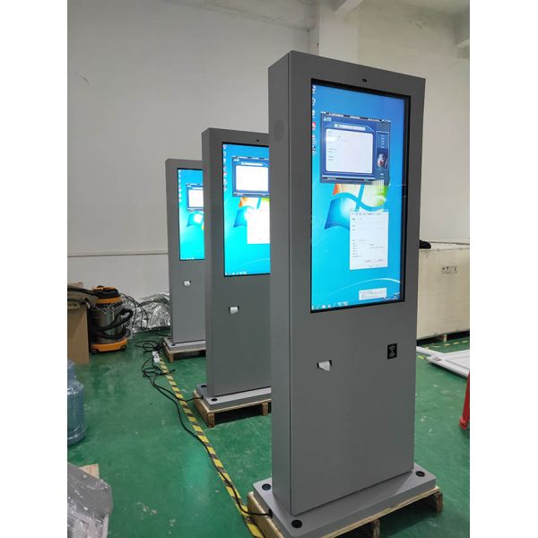 Floor Stand Lcd Advertising Display Waterproof Outdoor Digital Signage Kiosk Display Screen