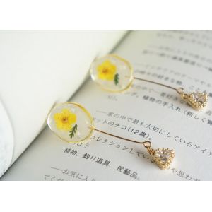 Wholesale Lollipop Alloy Gem Handmade Crystal Gel Cartoon Earrings With Best