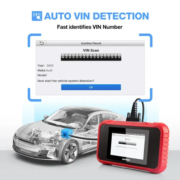 2024 New- LAUNCH X431 CRP123E V2.0 Car OBD2 Diagnostic Tools Auto OBD Scanner ABS SRS Engine AT+ 7 Reset Service Free Up