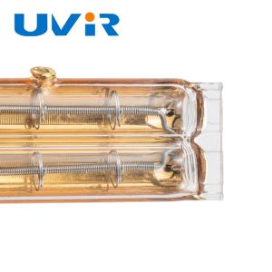 TC04 Gold Coating Twin Tube Infrared Lamp 450W 230V