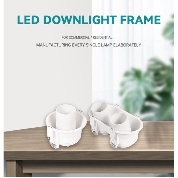 Adjustable Recessed Spotlight Frame With Anti-Glare GU10 For Commercial Spaces