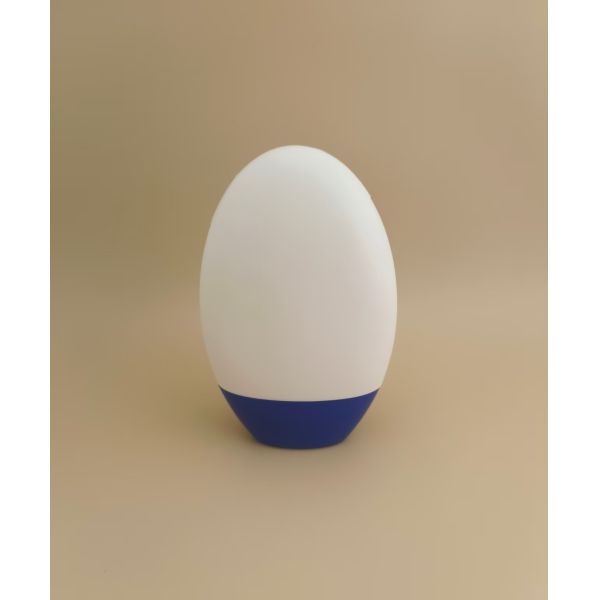 Buy White Smooth Plastic Bottle with Blue Lid for Shampoo at wholesale prices