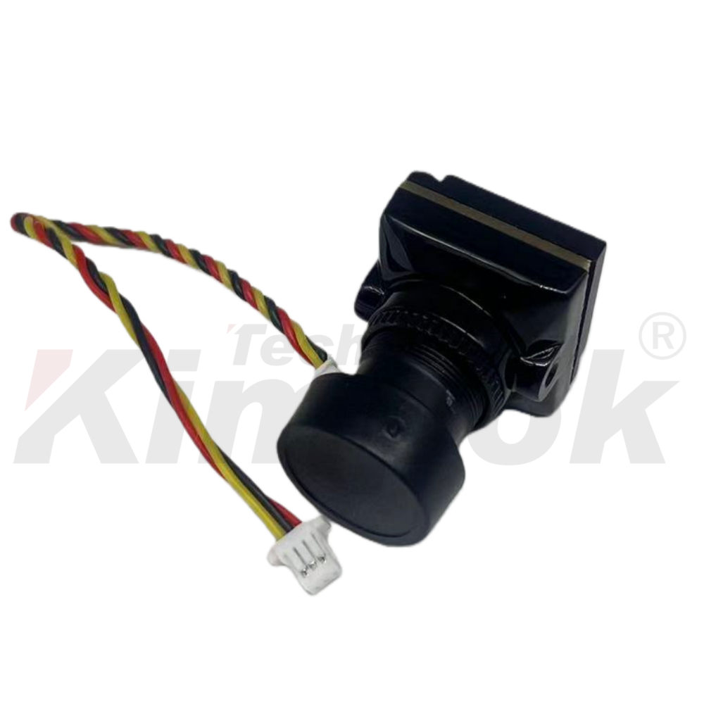 Kimpok 1800TVL FPV Camera with 2.1mm Lens and 0.00001Lux Night Vision for Low-Light Environments