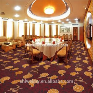 Traditional style mushroom cloud pattern Nylon carpet for hotel