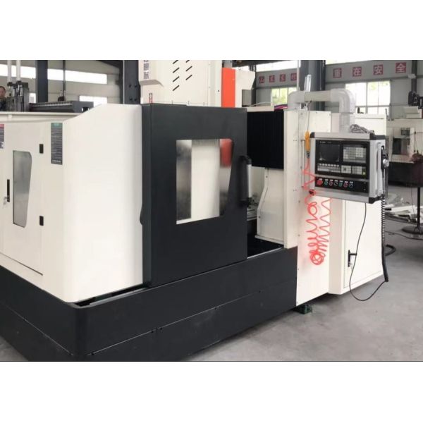 11KW/15KW Servo Spindle Motor Power CNC Gantry Drilling And Milling Machine 28mm T-Slot Width