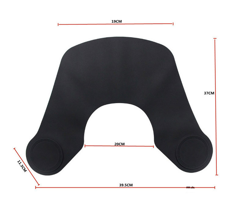 Custom Logo Barber Black Silicone Shawl for Hair Cutting and Dyeing at Salon Supplies