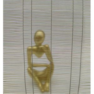 3mm Polishing Laminated Glass With Metal Mesh High Temperature Resistance